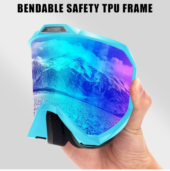 Skyway Snowboard Ski Goggles Blue - Picture 7 of 9